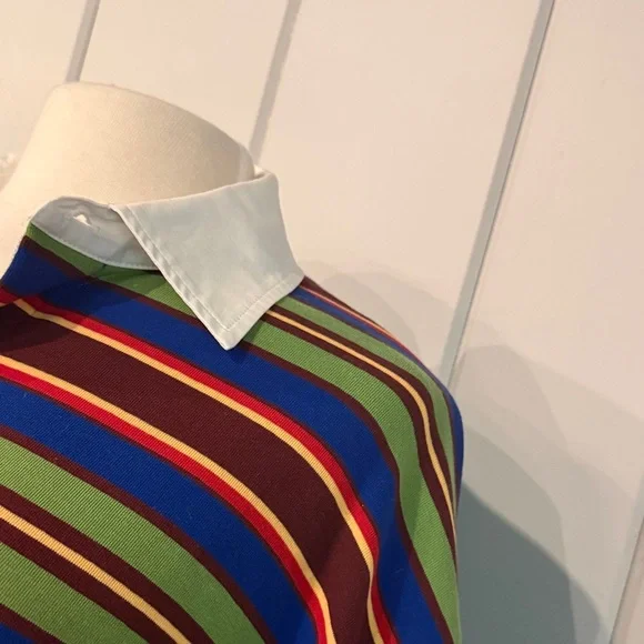 STAUD Colorful Striped Long Sleeve Dress - Picture 10 of 11